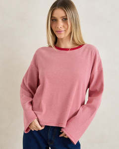 RHYTHM LEXI STRIPE L/S WMN