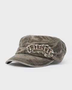 RUSTY PUNKED CAMO MILITARY HAT