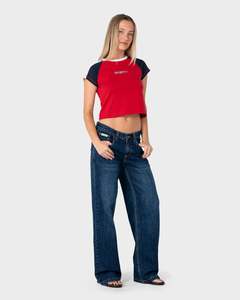 RUSTY SUZY STRAIGHT LOW JEANS