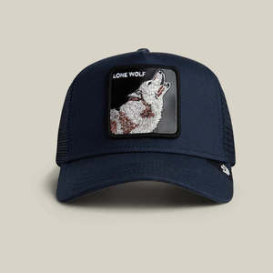 Hats: GOORIN LONE WOLF TRUCKER HAT