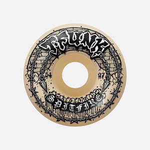 SPITFIRE F4 97 T-FUNK RAW RADIAL FULL WHEELS