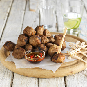 Products: Flame Grilled Meatballs - Future Foods Auckland