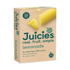 Products: Juicies Lemonade Ice Block 10Pack - Future Foods Auckland