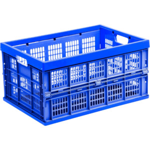 Products: Collapsible Blue Crate - Future Foods Auckland