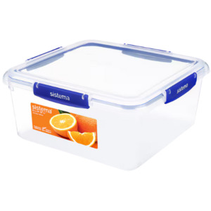 Products: Sistema Klip It Plus Container Square 5.5L - Future Foods Auckland