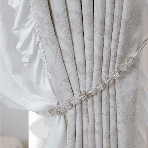 Curtains Drapes For Every Room: Kensington Lace custom triple pleat curtains