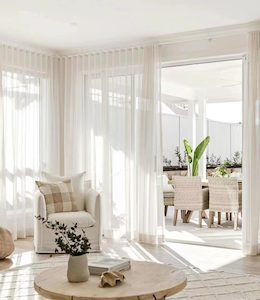 Curtains Drapes For Every Room: Custom wave track sheer curtains