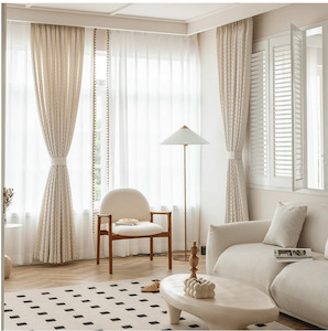 Blenheim Silhouette Sunscreen curtains eyelet & Double pleat