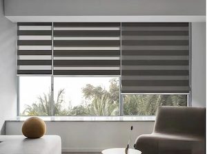 Stylish Blinds For Every Room: StripeShade BlockOut Zebra Blinds