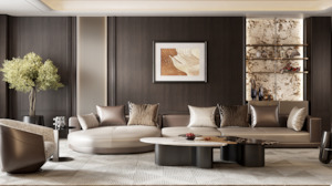 Custom Cabinets: LuxeLine Series - Living Wall & Display Cabinets