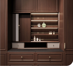 Custom Cabinets: Cambridge Series - Custom Bookshelves & Display Cabinets