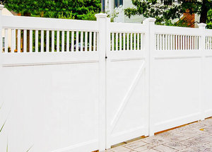 Products: PVC - Picket Top Privacy Fence - Future Outdoor
