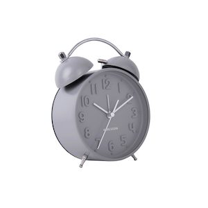 Alarm Clocks: Iconic Alarm Clock - Grey [PRE-ORDER JULY]