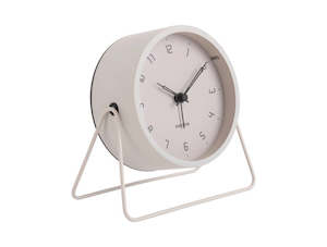 Alarm Clocks: Stark Alarm Clock - Warm Grey