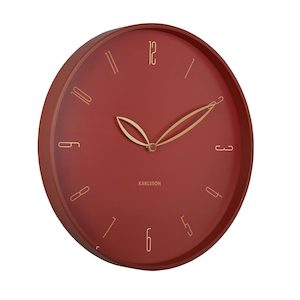 Petals Wall Clock - Red Ochre [PRE-ORDER JULY]