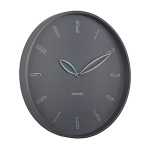 Wall Clock: Petals Wall Clock - Dark Grey [PRE-ORDER JULY]