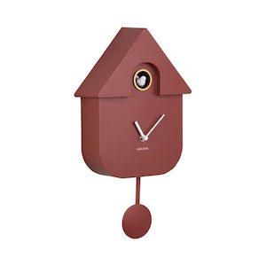Modern Cuckoo Clock - Red Ochre [PRE-ORDER JULY]