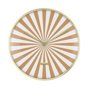 Candy Swirl Wall Clock - Sand Brown