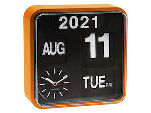 Mini Flip Clock - Orange