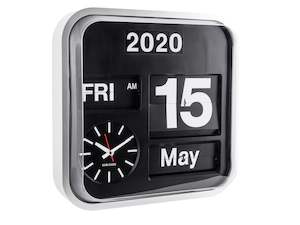 Big Flip Clock - Silver [PRE-ORDER JULY]