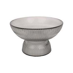 Present Time: Posh Glass Bowl - Medium Black