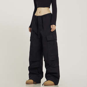Clothing: Retro Multi Pocket Khaki Cargo Pants For Men And Women