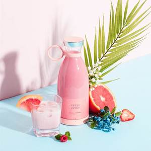 Health Beauty: Portable Electric Blender 350ml - USB Rechargeable Smoothie Maker