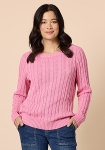 Products: Gordon Smith Hampton Cable Knit Jumper 100% Cotton Crew Neck Cable Sweater