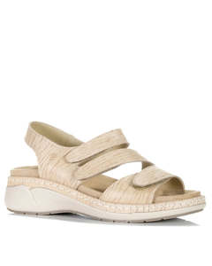 Sandals: Suave Ekka Adjustable Sandal - Linen
