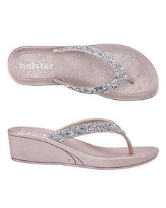 Sandals: Holster Alora Wedge - Champagne