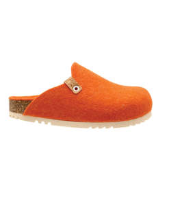 DR Feet Felt Wool Slipper Hef - Orange