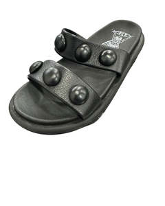 Shoes: Fly London Plai Slide - Black