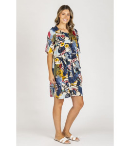 Products: Cotton 1/2 sleeve dress - Dresses : Gaby's Warkworth - RENOMA H25