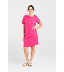 Dresses : Gaby's Wa: Natasha button back dress - Dresses : Gaby's Warkworth - BLACKSTONE H25