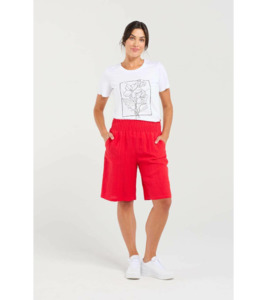 Products: Darcy shirred waist shorts - Shorts : Gaby's Warkworth - BLACKSTONE H25