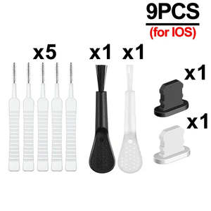 cleaning: Charging Port Dust Plug With Cleaning Brush For Lightning Port