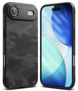 iPhone 17 Air Case Onyx Magnetic Camo Black by Ringke