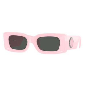 Mens Sunglasses: Versace VE4474U 548587 Sunglasses - Pink Frame, Dark Grey Lens