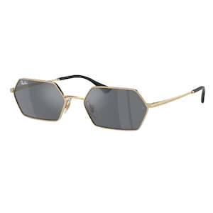 Ray-Ban Yevi RB3728 92136V 55 Light Gold Frame, Dark Grey Lens