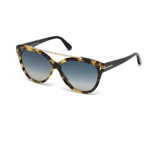Hot Deals: Tom Ford FT0518/S Livia 56W Havana Blue Gradient