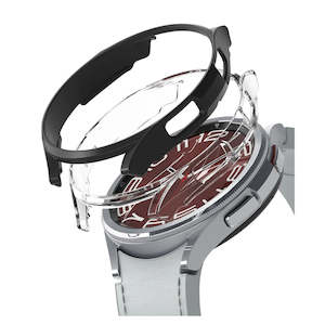 Smart Watch Cases: Galaxy Watch 6 Classic 47mm Case Slim Clear & Matte Black