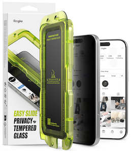iPhone 17 Pro Max Easy Slide Privacy Glass 2 Pack by Ringke