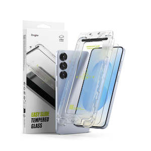 Galaxy S25 Screen Protector Easy Slide Tempered Glass 2 pack