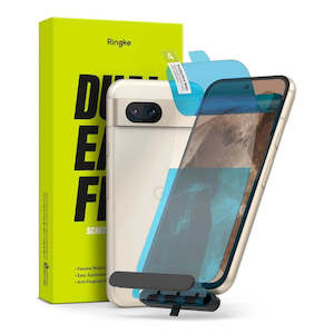 Mobile Phone Screen Protectors: Google Pixel 8a Dual Easy Film Screen Protector 2 Pack By Ringke