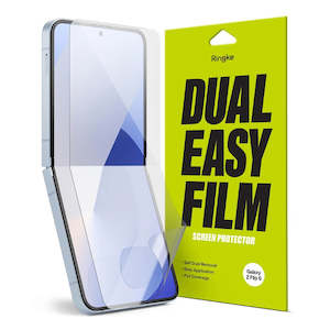 Samsung Galaxy Z Flip 6 Dual Easy Film Screen Protector 2 Pack By Ringke