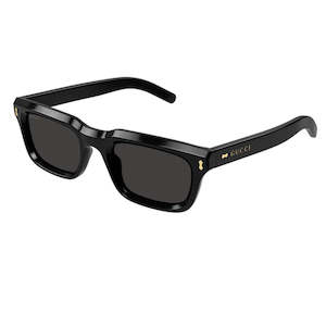 Gucci Sunglasses: Gucci GG1524S 001 Men’s Sunglasses - Black Frame, Grey Lenses
