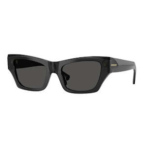 Burberry Sunglasses: Burberry BE4441U 411287 Women’s Sunglasses – Polished Grey, Dark Grey Lenses