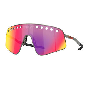 Oakley Sutro Ti Sweep OO6025 602503 - Matte Gunmetal Prizm Road