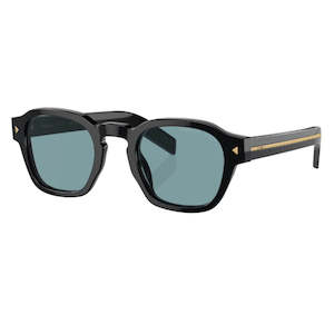 Prada PR A16S 16K04D 52 - Black Frame Polarized Green Lenses