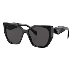 Prada PR 19ZS 1AB5S0 - Black Frame, Dark Grey Lenses